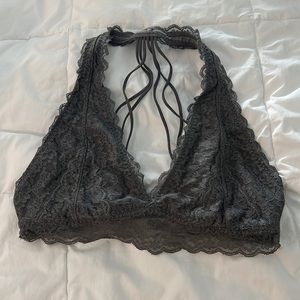 Grey Lace Bralette